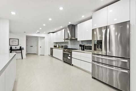 Gourmet culinary space with high end finishes and professional grade equipment