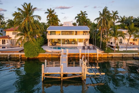 Experience luxury living with direct water access and a private dock