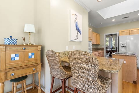 Barstool Seating in Kitchen Area
