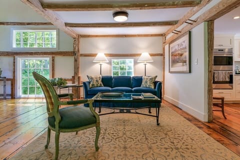 A quiet corner in great room that lends itself to intimate conversations