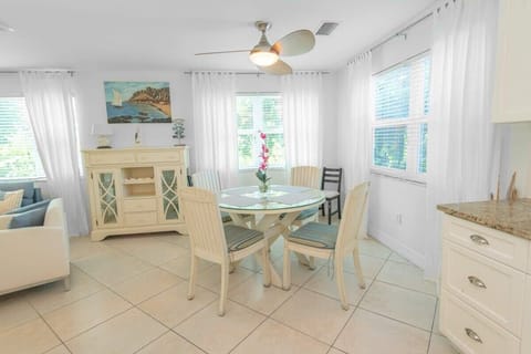 Enjoy meals with loved ones in the spacious dining room.