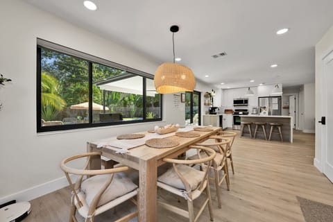 Dining area where good food meets great company
