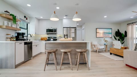 Fully equipped kitchen for culinary creativity