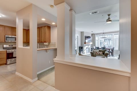 Kitchen, Living Room and Dining Area