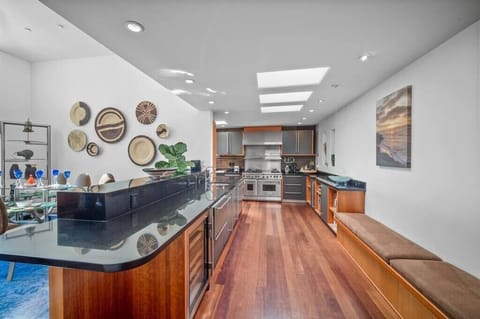 Chef's Dream Kitchen with Bulthaup cabinetry design and granite counters