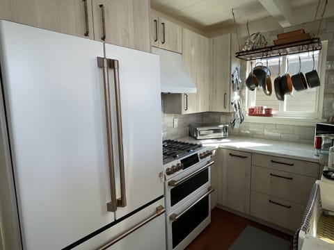 Galley kitchen - fully stocked