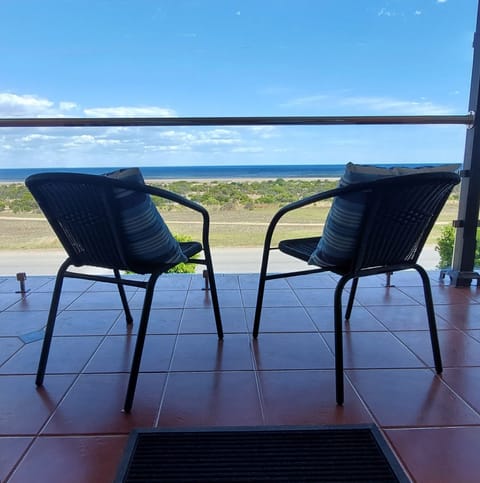 Endless ocean views while relaxing on the balcony