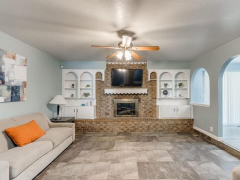 Kick back and relax in the cozy comfort of this inviting living room.