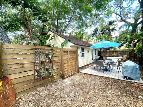 Enjoy the large, fully fenced in yard with mature tree coverage!