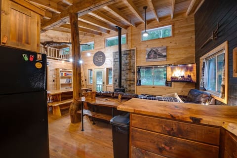 Chef's view of the gorgeous living area.