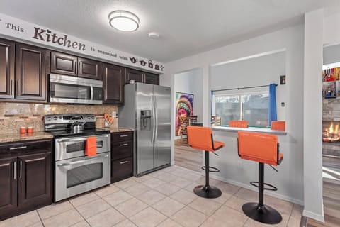 Explore the chef within you in our well-stocked kitchen