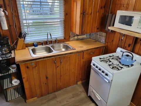 Kitchen with NEW Live Edge Countertops