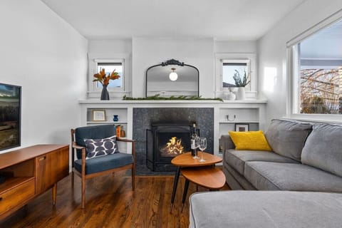 Relax in the upstairs living room