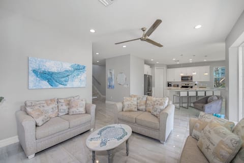 Coastal decor throughout home