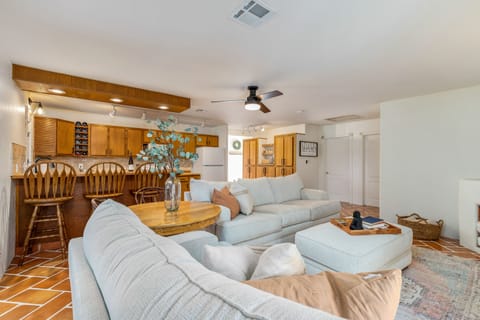 Cozy new couch for relaxing