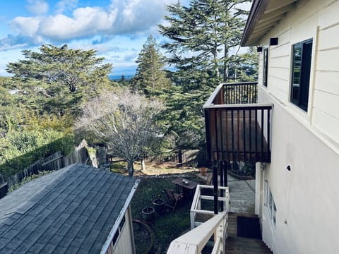 private entrance, second set of stairs