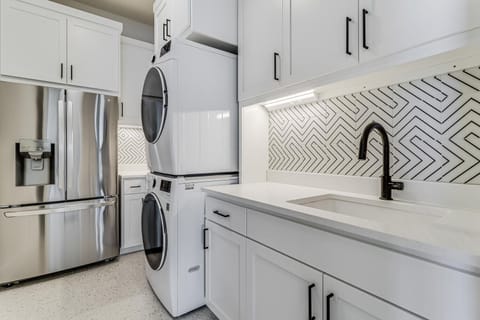 1st Floor Mud Room with Full Sized Fridge