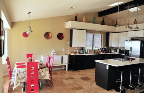 Dinning area and fully equipped kitchen