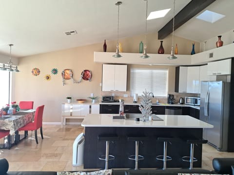 Kitchen and dinning area