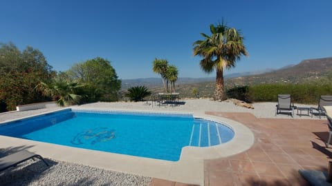 Big salt pool with Roman steps and views