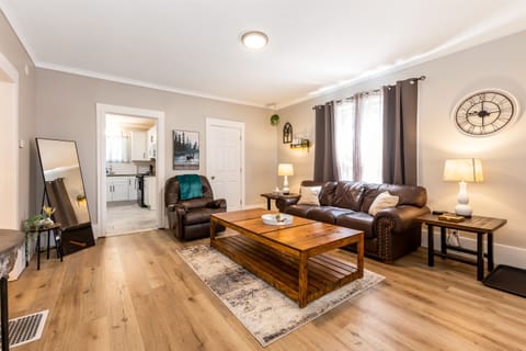 A living room that's both stylish and functional.