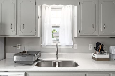 New lighting, plumbing and fresh decor. We've got everything you need and even some things you don't. Grill and WiFi included.