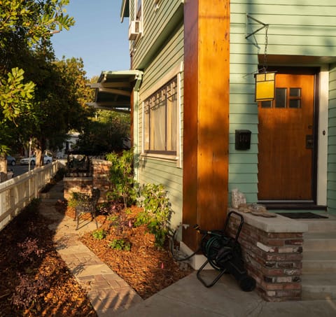 Elegant private entrance.