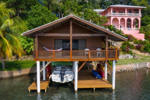 private boat house on water. Sleeps 2 