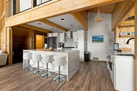 Kitchen island with seating