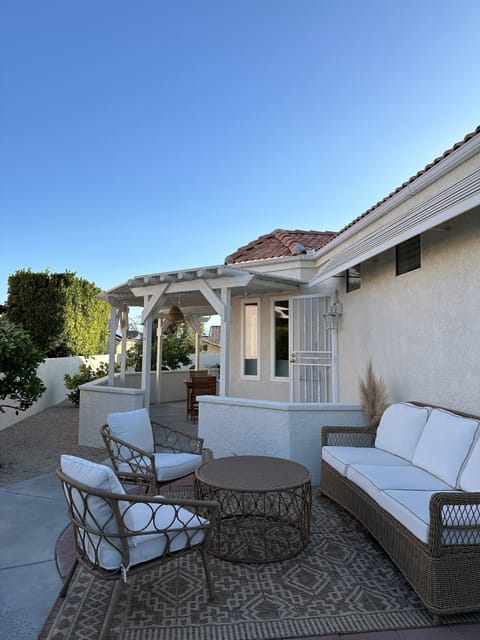 Backyard patio furniture