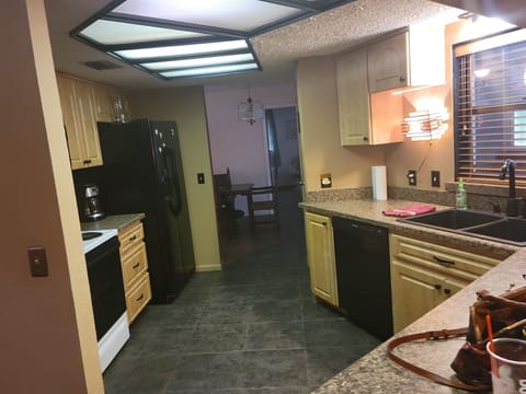 comes with many snacks, soup, pbj, all condiments and some canned food 