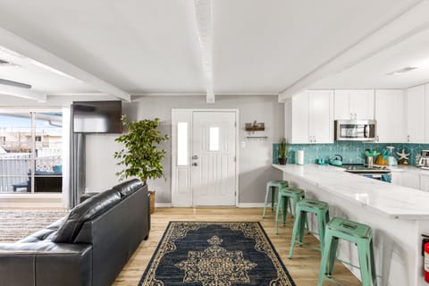 Bright and airy with modern decor, perfect for unwinding after beach adventures!