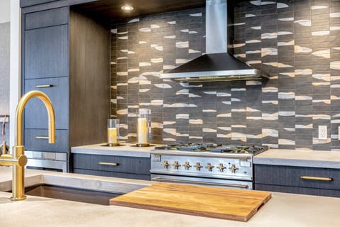 The Gourmet Kitchen is stocked with everything you need to cook a holiday meal.