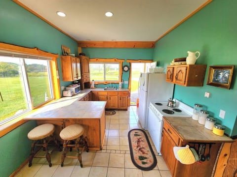 Kitchen view from living room