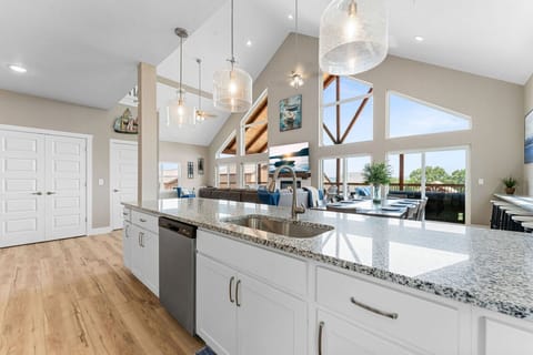 Lake & Mountain Views from your Dining and Main Living Areas! 30` Ceilings!