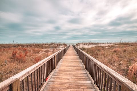 Walkway to our beach area