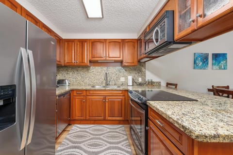 Fully equipped kitchen with all the essentials for cooking