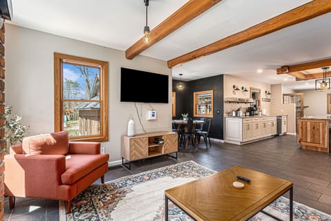 Off Kitchen living room with sleeper sofa