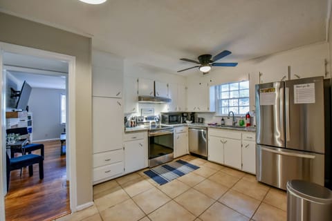 Kitchen - The kitchen comes with all the appliances and utensils you need to cook meals during your stay.