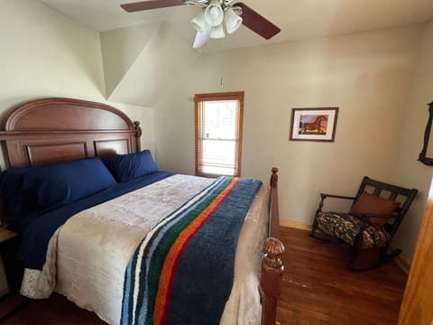 queen bedroom on main floor
