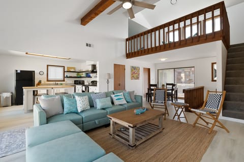 Spacious open concept living room on the 2nd floor.