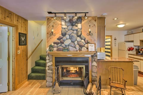 Wood-Burning Fireplace