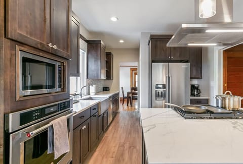Plenty of counter space to prepare meals.