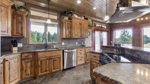 Full kitchen; Main sink with dishwasher located on main floor