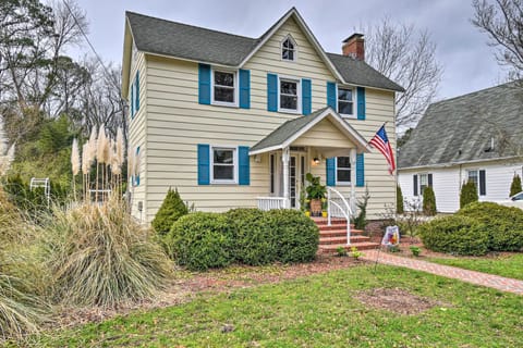 Cape Charles Vacation Rental | 1,643 Sq Ft | 3BR | 3BA | Stairs Required