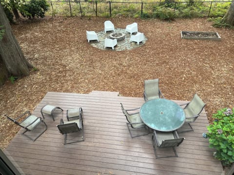 Fully fenced back yard, allows a dog to roam while enjoying Mt. views, & a BBQ!