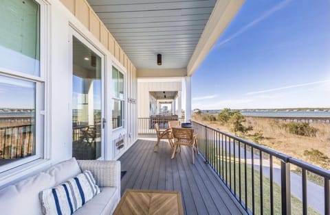 Porch Seating and Balcony