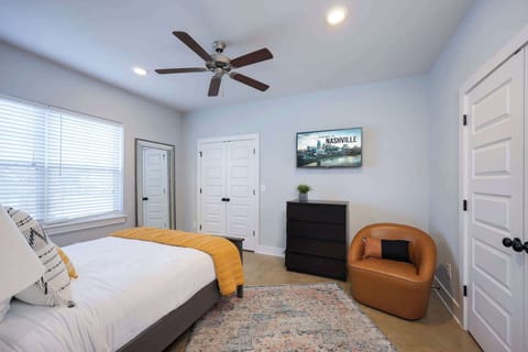 Relax in modern comfort with sleek decor and vibrant city views!