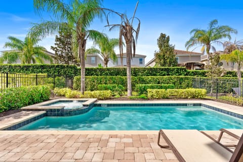 Stunning Private Pool of the Home in Kissimmee Florida - Enjoy leisurely moments in inviting pool area - Lounge in tranquility by the sparkling waters