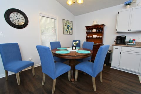 Dining area with a coffee & tea nook